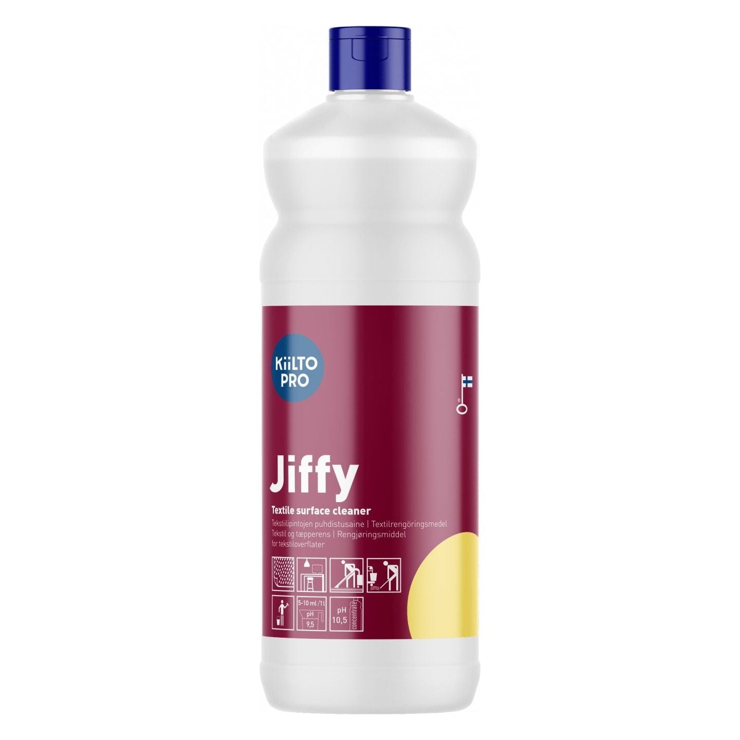 Kiilto Pro Jiffy tæpperens 1 Liter / 5 Liter - Sikkerhedsgiganten