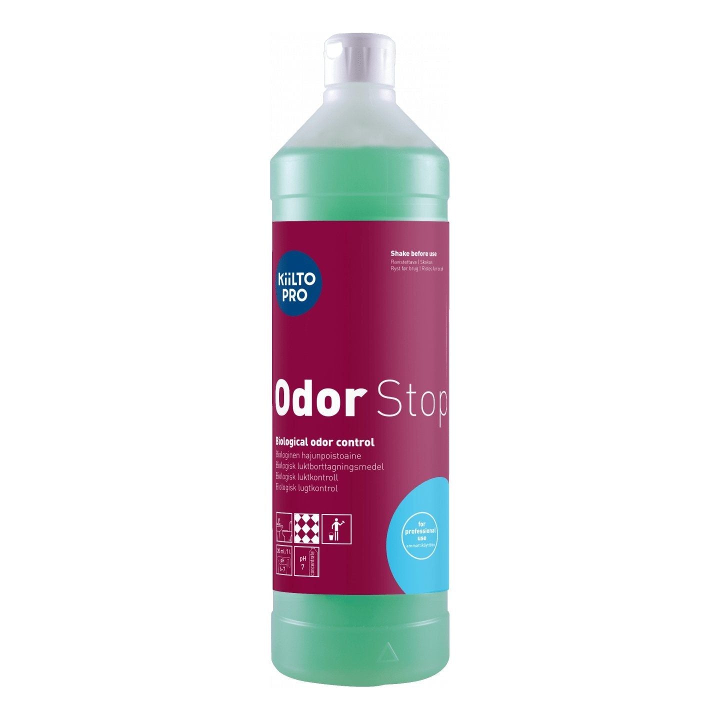 Kiilto Pro Odor Stop lugtfjerner 750 ml / 1 Liter - Sikkerhedsgiganten