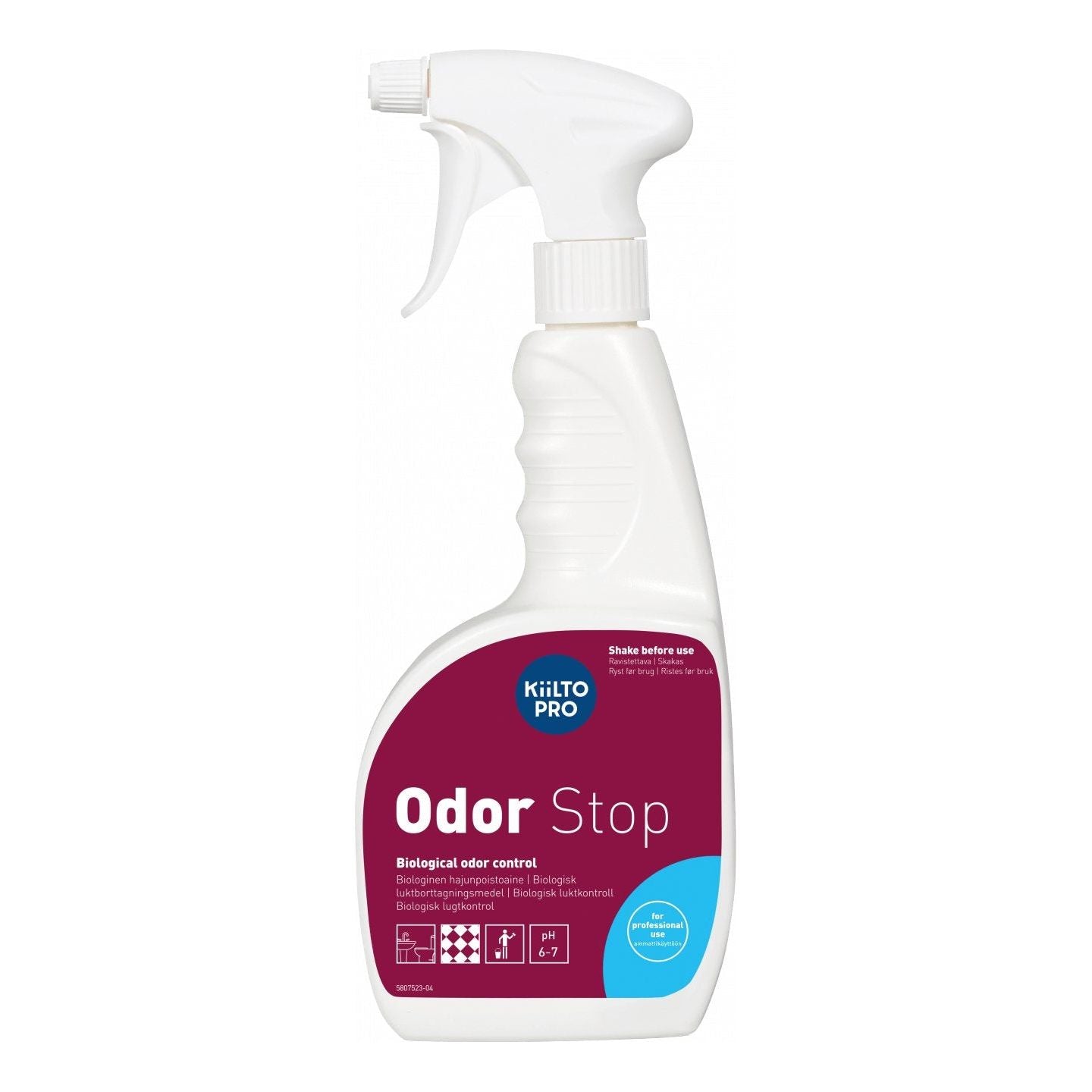 Kiilto Pro Odor Stop lugtfjerner 750 ml / 1 Liter - Sikkerhedsgiganten