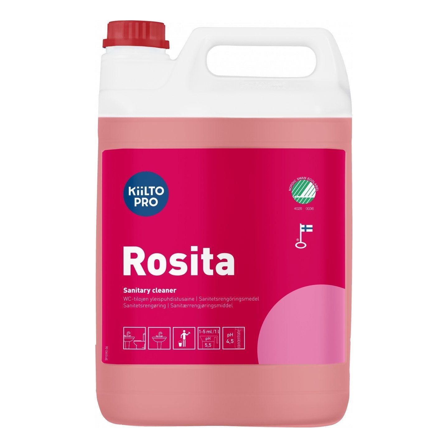 Kiilto Pro Rosita sanitetsrengøring - Sikkerhedsgiganten