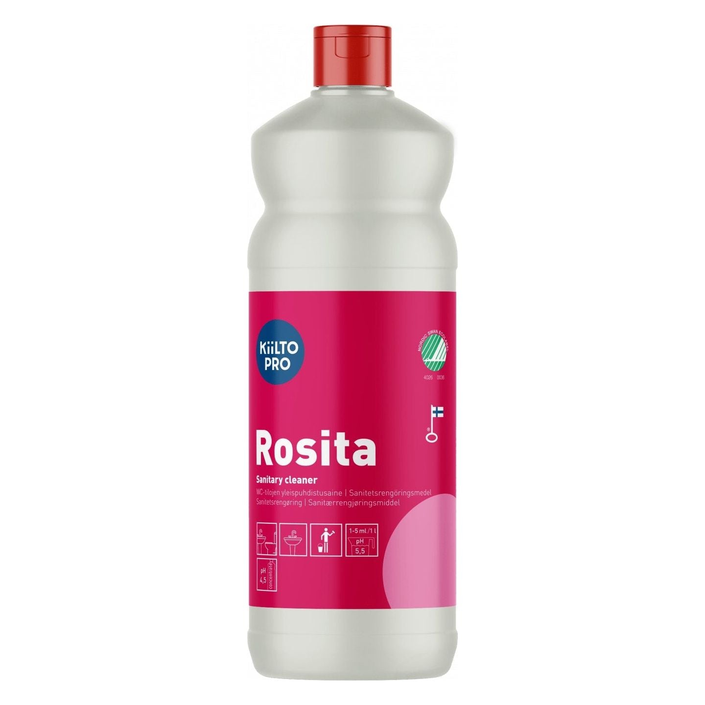 Kiilto Pro Rosita sanitetsrengøring - Sikkerhedsgiganten