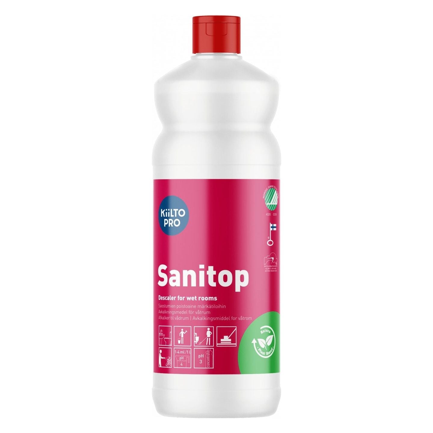 Kiilto Pro Sanitop kalkfjerner 1 Liter / 5 Liter - Sikkerhedsgiganten