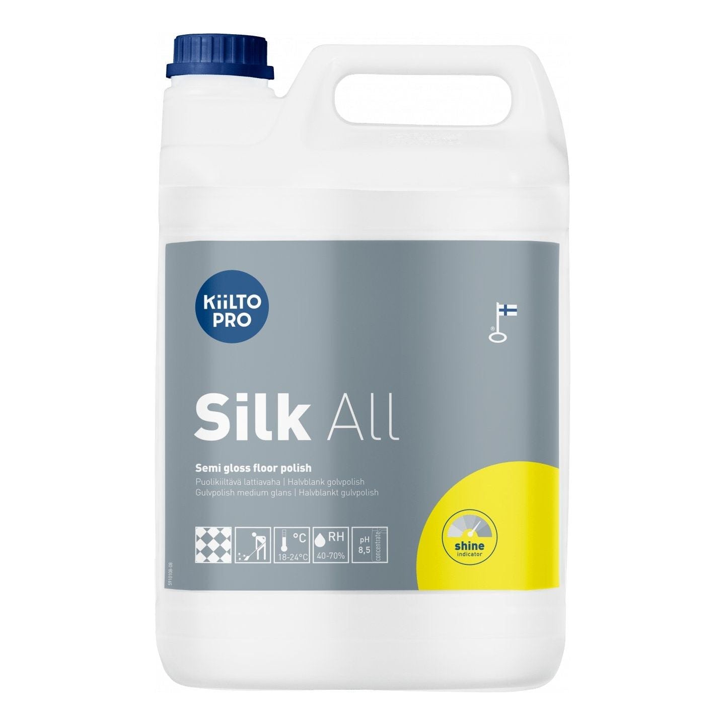 Kiilto Pro Silk All polish med lav glans 1 Liter / 5 Liter - Sikkerhedsgiganten