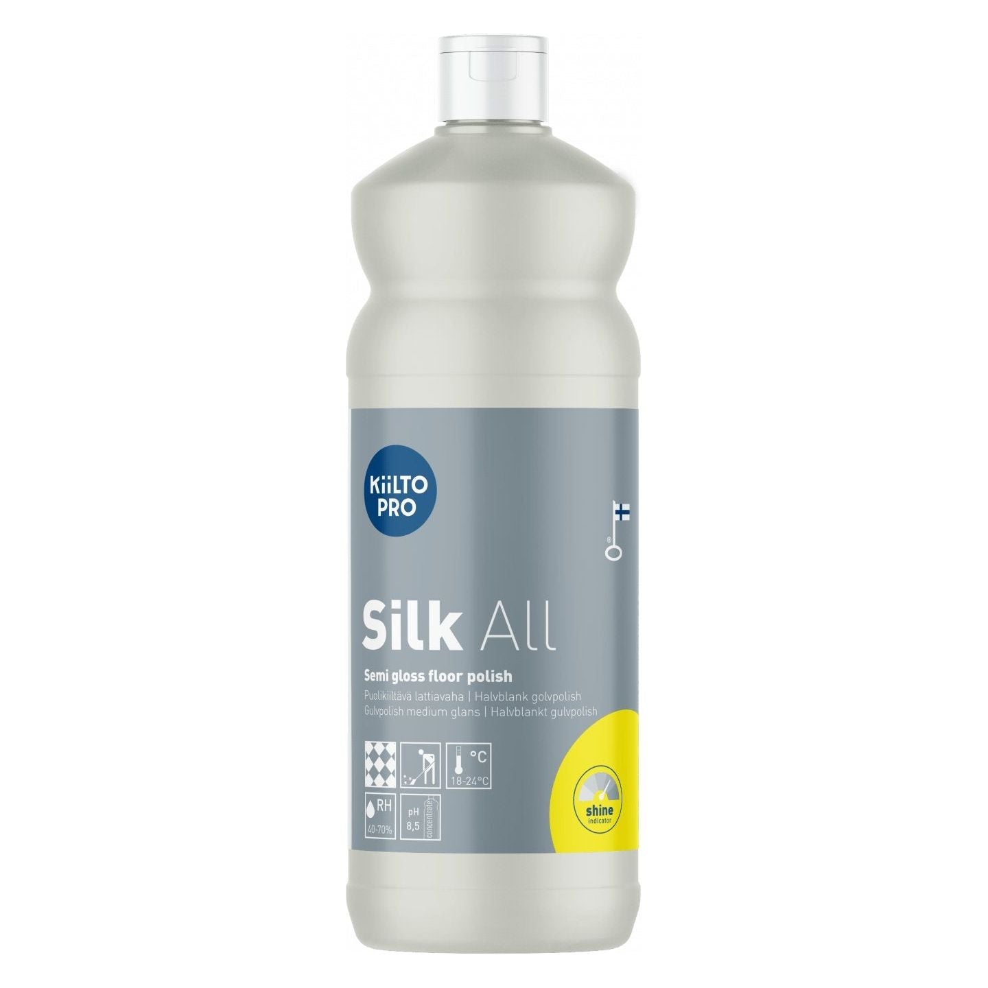 Kiilto Pro Silk All polish med lav glans 1 Liter / 5 Liter - Sikkerhedsgiganten