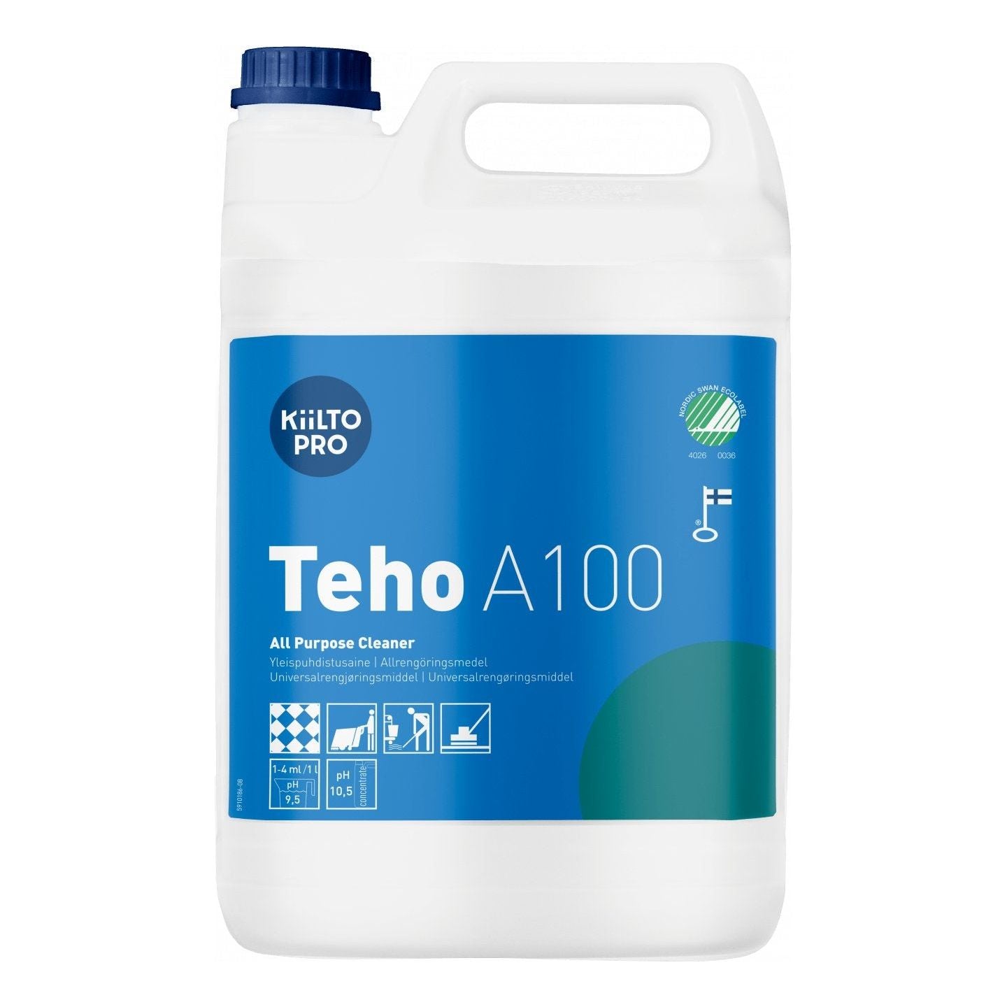 Kiilto Pro Teho A 100 grundrens 1 Liter / 5 Liter - Sikkerhedsgiganten