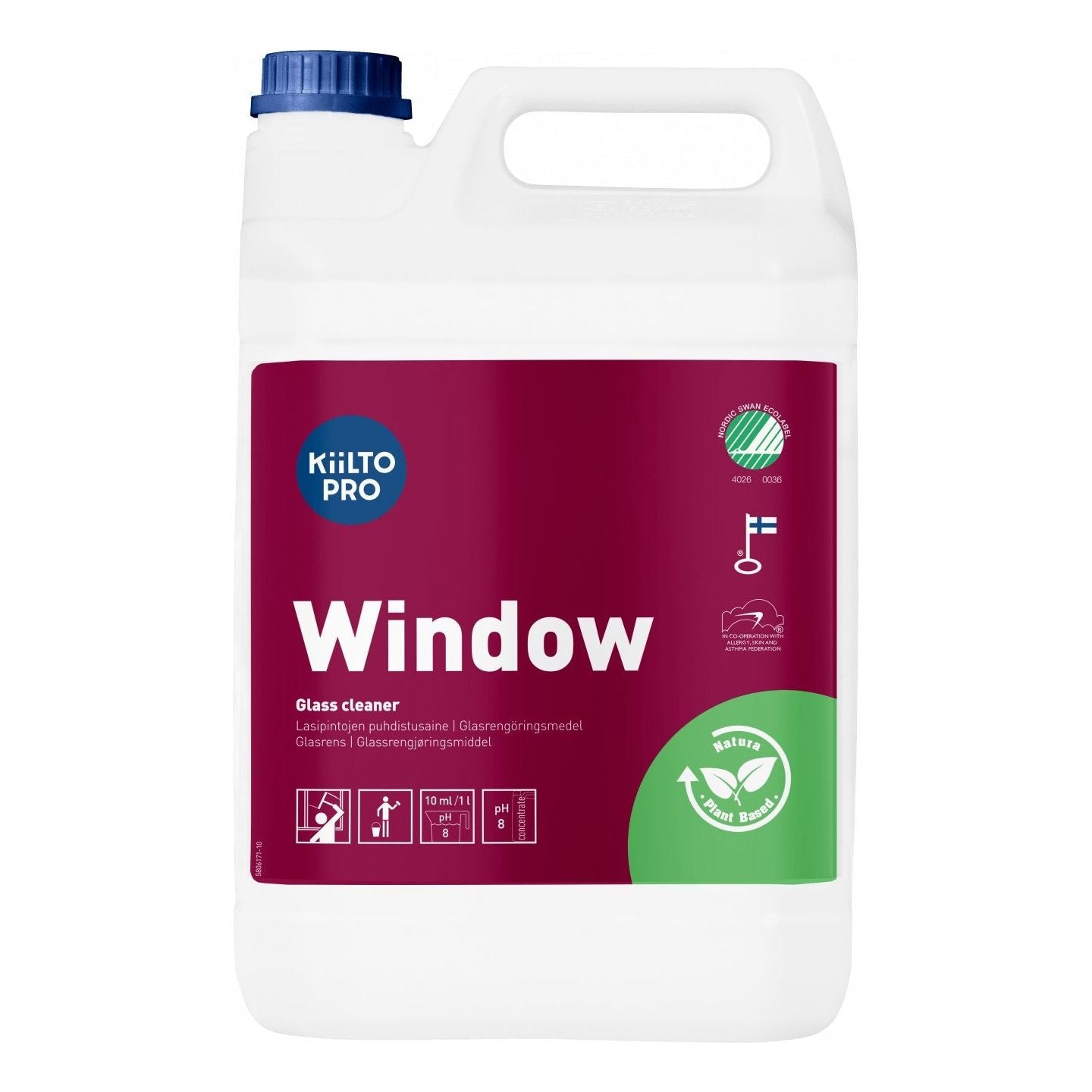 Kiilto Pro Window glasrens 5 Liter - Sikkerhedsgiganten