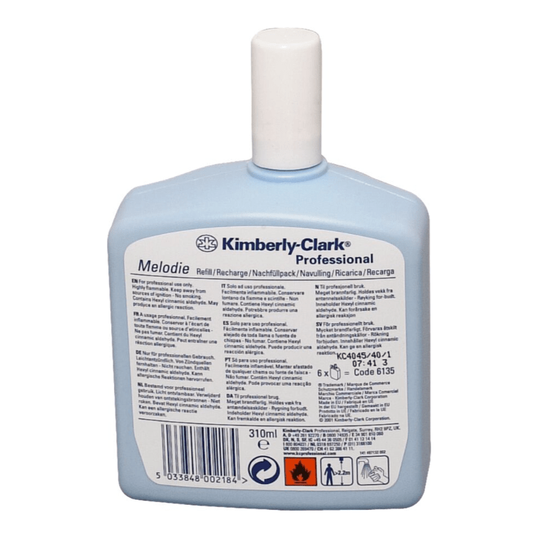 Kimberly Clark Aircare Melodie 310 ml 6 stk - Sikkerhedsgiganten