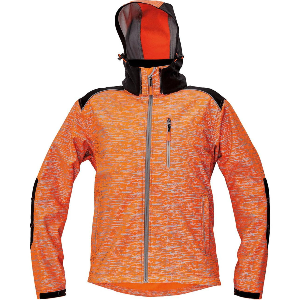 Knoxfield Softshell jakke med refleks HI - Viz orange - Sikkerhedsgiganten