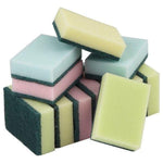 Køkkensvamp Mini 9x6 cm assorterede farver 10 stk - Sikkerhedsgiganten