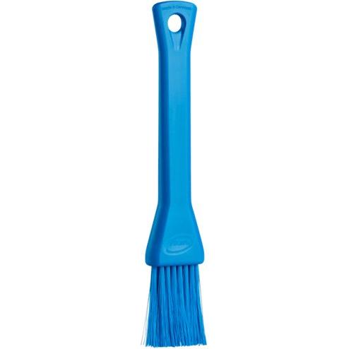 Levnedsmiddelpensel, Vikan, blå, polyester/PP/rustfrit stål, 3 cm, bløde børstehår - Sikkerhedsgiganten