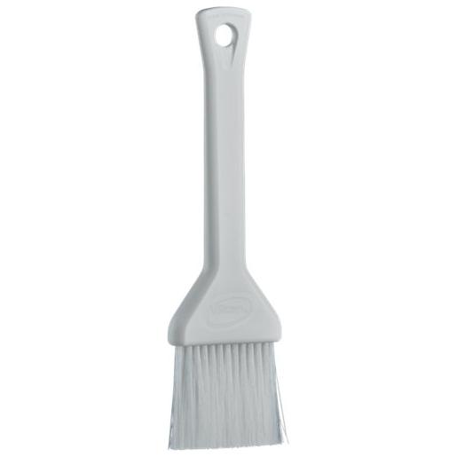 Levnedsmiddelpensel, Vikan, polyester/PP/rustfrit stål, bløde børstehår 3 - 7 cm., flere farver - Sikkerhedsgiganten