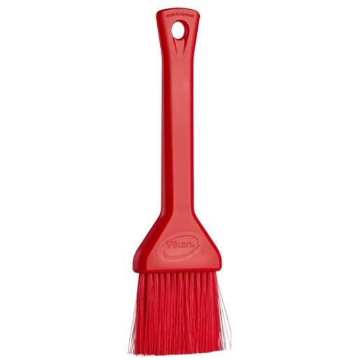 Levnedsmiddelpensel, Vikan, polyester/PP/rustfrit stål, bløde børstehår 3 - 7 cm., flere farver - Sikkerhedsgiganten