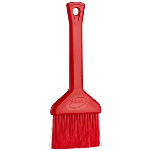 Levnedsmiddelpensel, Vikan, polyester/PP/rustfrit stål, bløde børstehår 3 - 7 cm., flere farver - Sikkerhedsgiganten