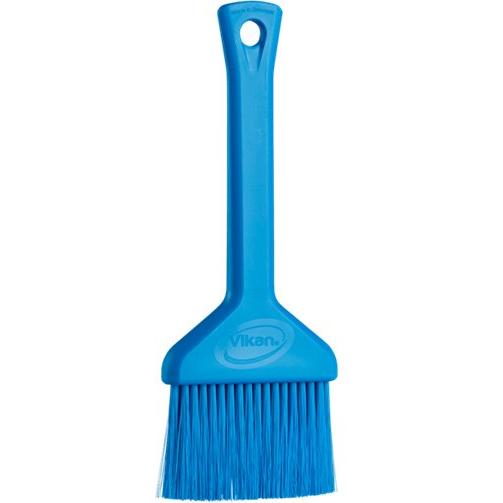 Levnedsmiddelpensel, Vikan, polyester/PP/rustfrit stål, bløde børstehår 3 - 7 cm., flere farver - Sikkerhedsgiganten