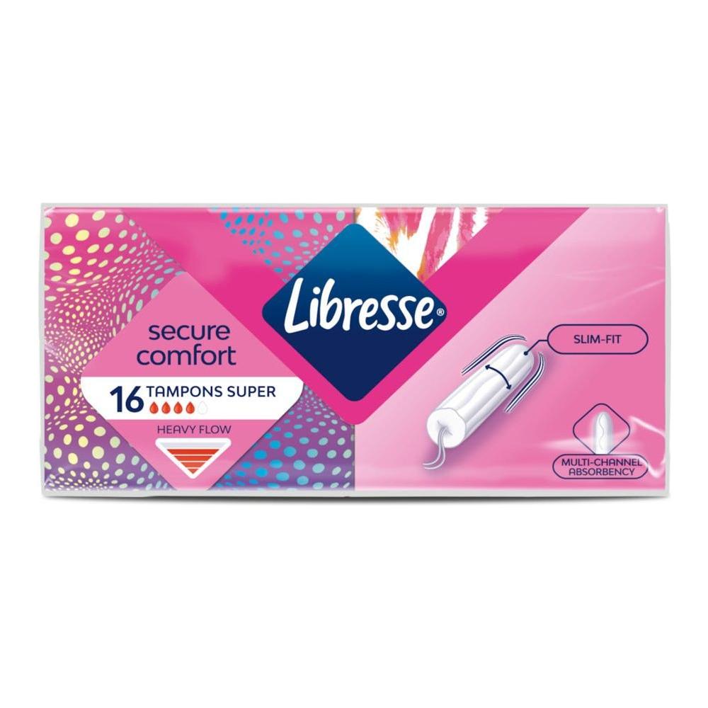 Libresse Secure Comfort Tampong Super - 192 stk. - Sikkerhedsgiganten Toilethygiejne