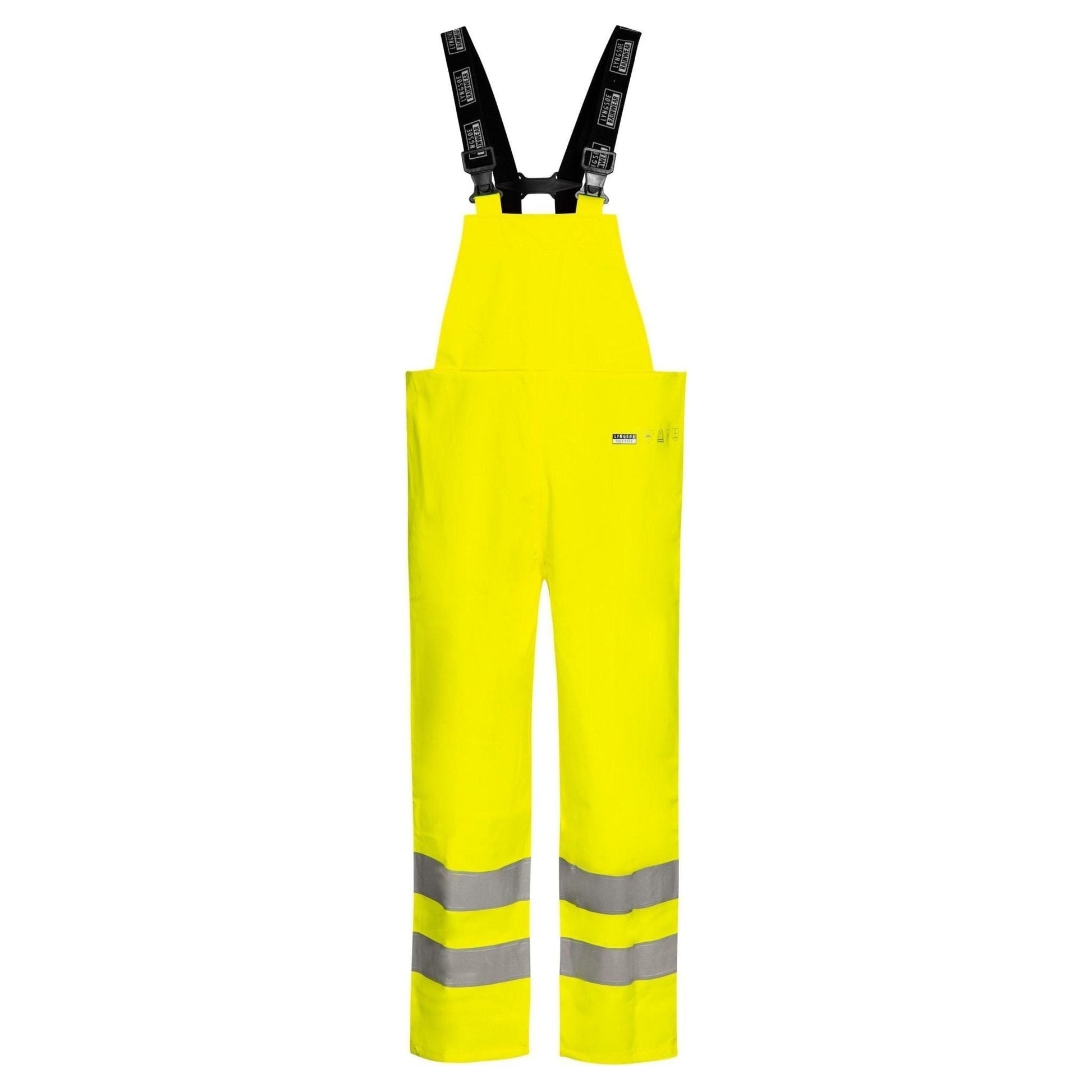 Lyngsøe brandhæmmende Hi - vis regnoveralls PU/PVC FR - LR259 - Sikkerhedsgiganten