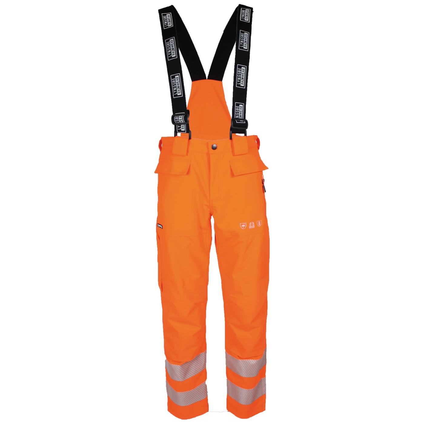Lyngsøe Hi - vis åndbare regnbukser i stræk kvalitet 4WS - 5084 - Sikkerhedsgiganten