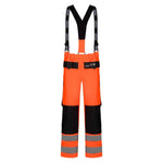 Lyngsøe Hi - vis regnbukser i kraftig PU/PVC kvalitet LR9012 - Sikkerhedsgiganten
