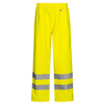 Lyngsøe Hi - vis regnbukser i kraftig PU/PVC kvalitet LR9052 - Sikkerhedsgiganten