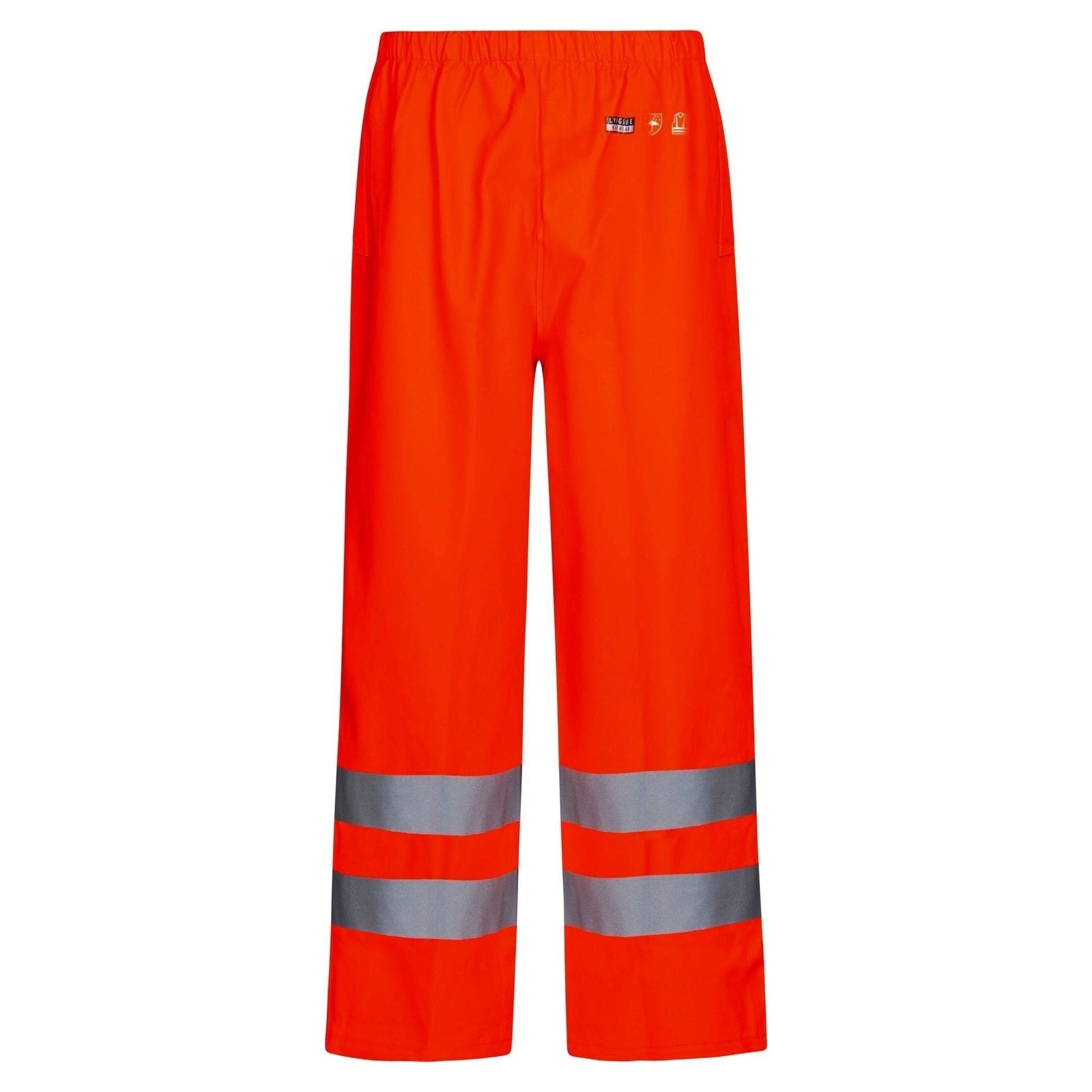Lyngsøe hi - vis regnbukser i PU kvalitet LR52 - Sikkerhedsgiganten