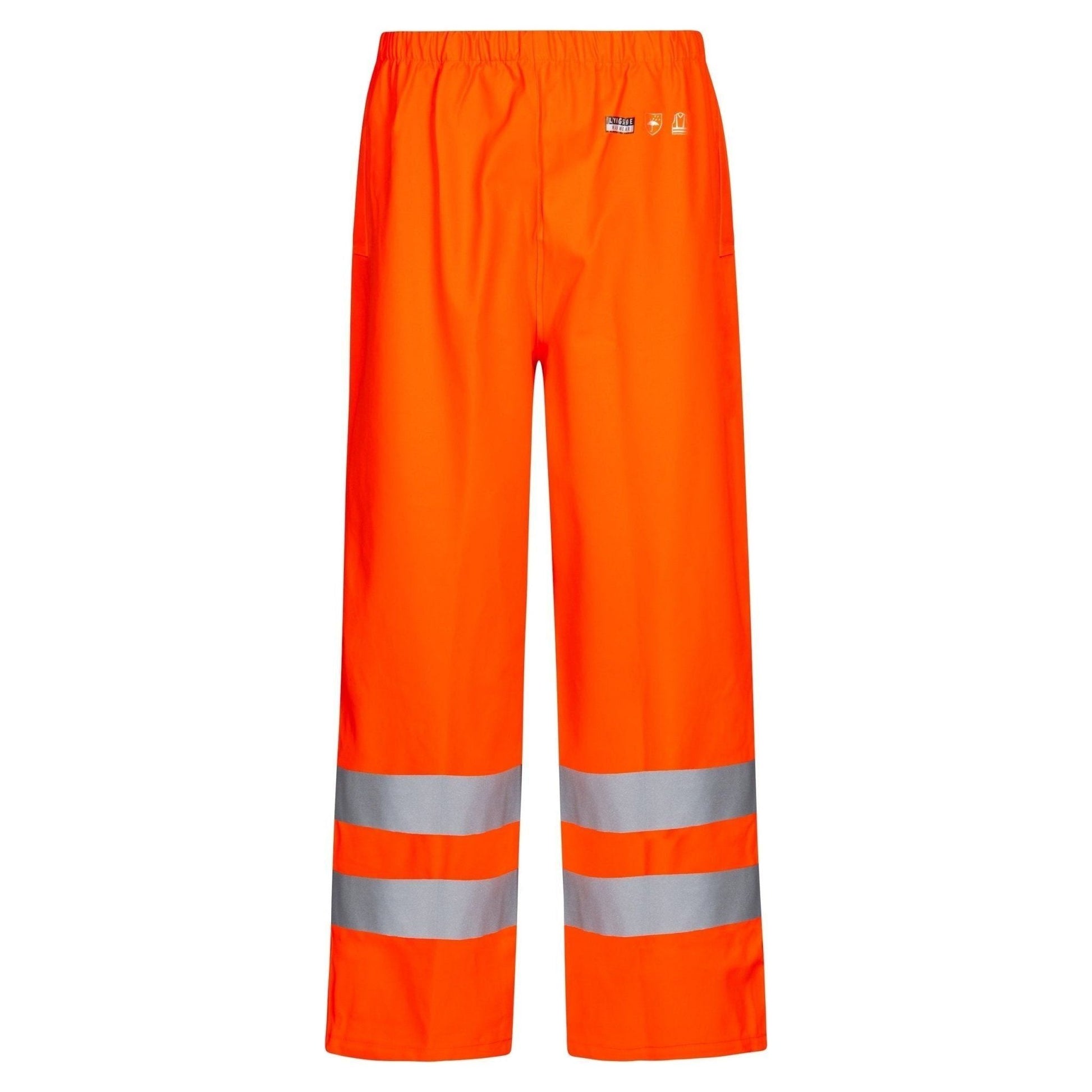 Lyngsøe hi - vis regnbukser i PU kvalitet LR52 - Sikkerhedsgiganten