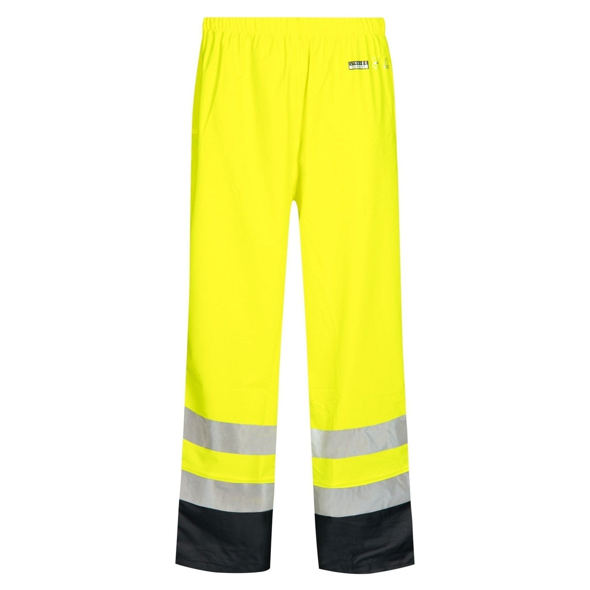 Lyngsøe Hi - vis regnbukser PU LR3052 - Sikkerhedsgiganten