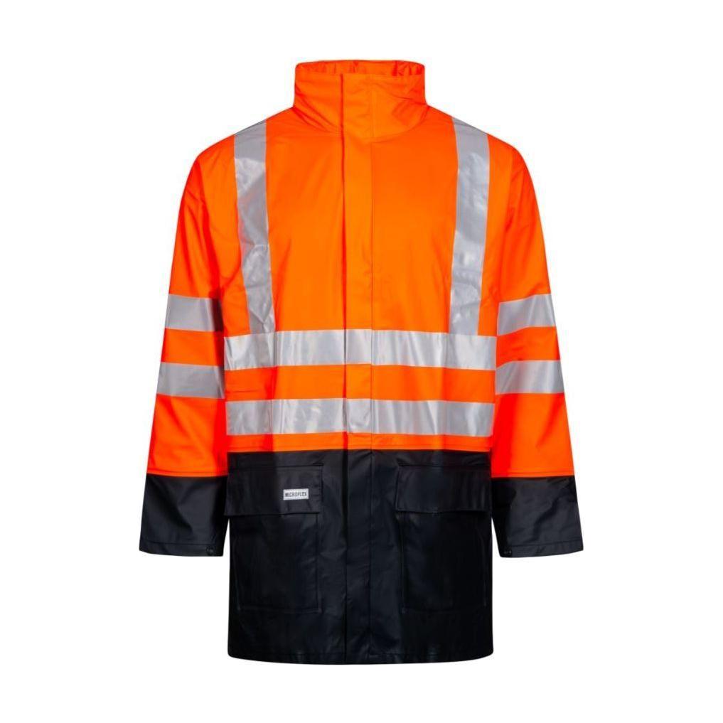 Lyngsøe Hi - vis regnjakke PU LR3055 - Sikkerhedsgiganten