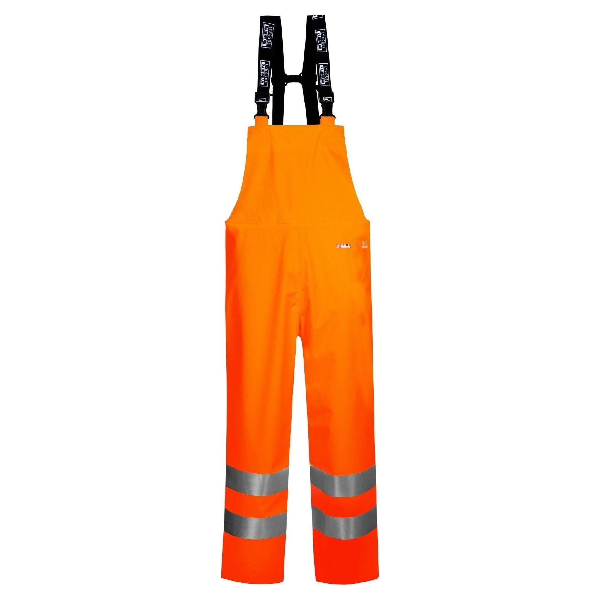 Lyngsøe Hi - vis regnoveralls i PU kvalitet LR59 - Sikkerhedsgiganten
