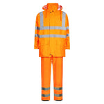 Lyngsøe Hi - vis regnsæt med jakke og bukser LR60552 - Sikkerhedsgiganten