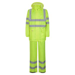 Lyngsøe Hi - vis regnsæt med jakke og bukser LR60552 - Sikkerhedsgiganten