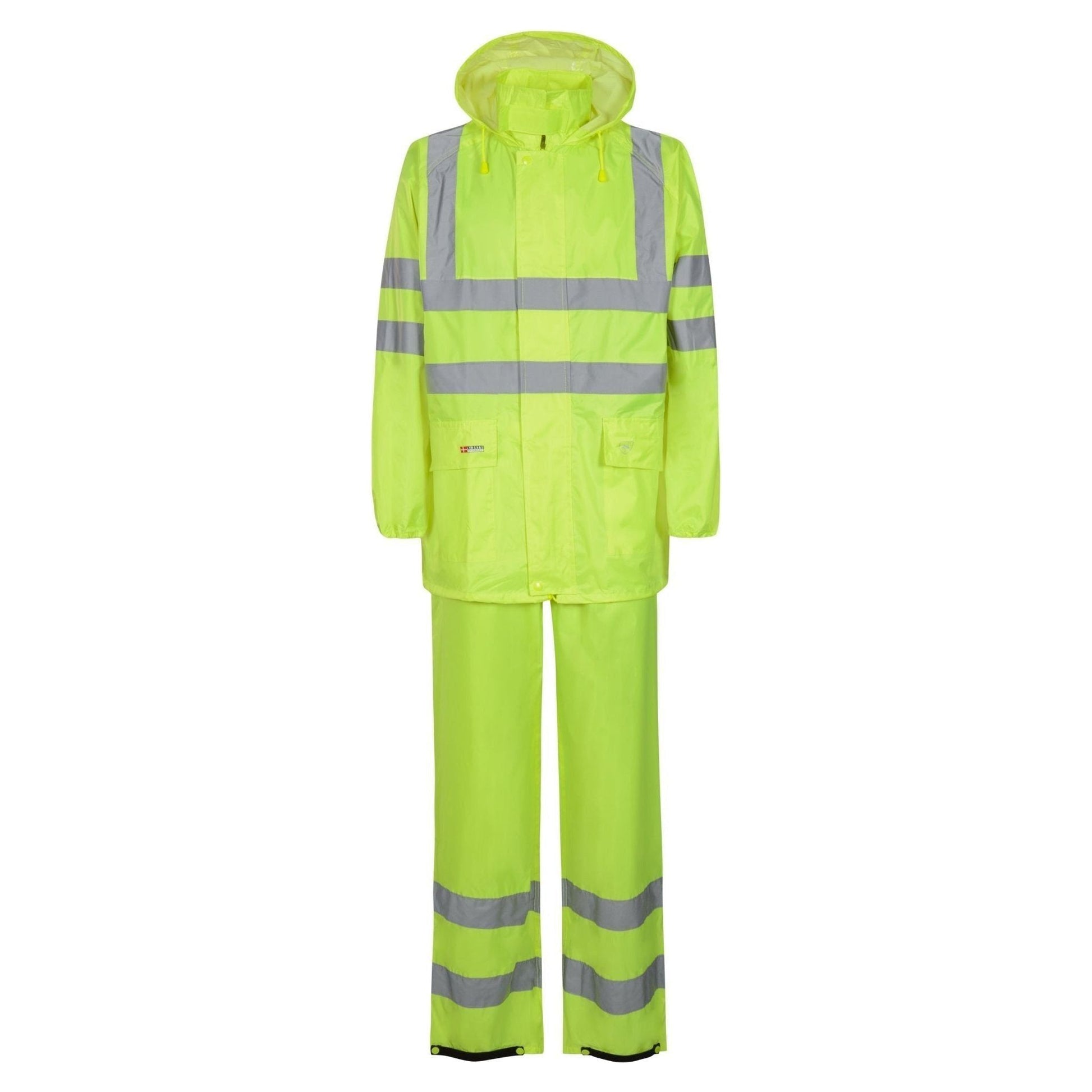 Lyngsøe Hi - vis regnsæt med jakke og bukser LR60552 - Sikkerhedsgiganten