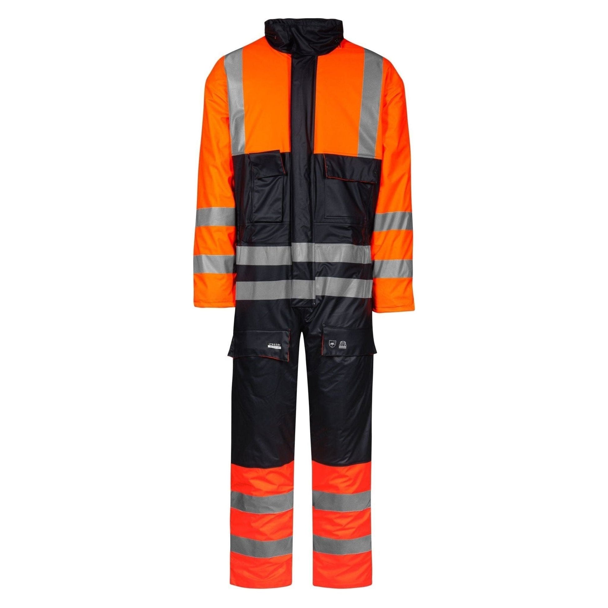Lyngsøe Hi - vis vinterkedeldragt i Pu kvalitet med quiltet foer LR33 - Sikkerhedsgiganten
