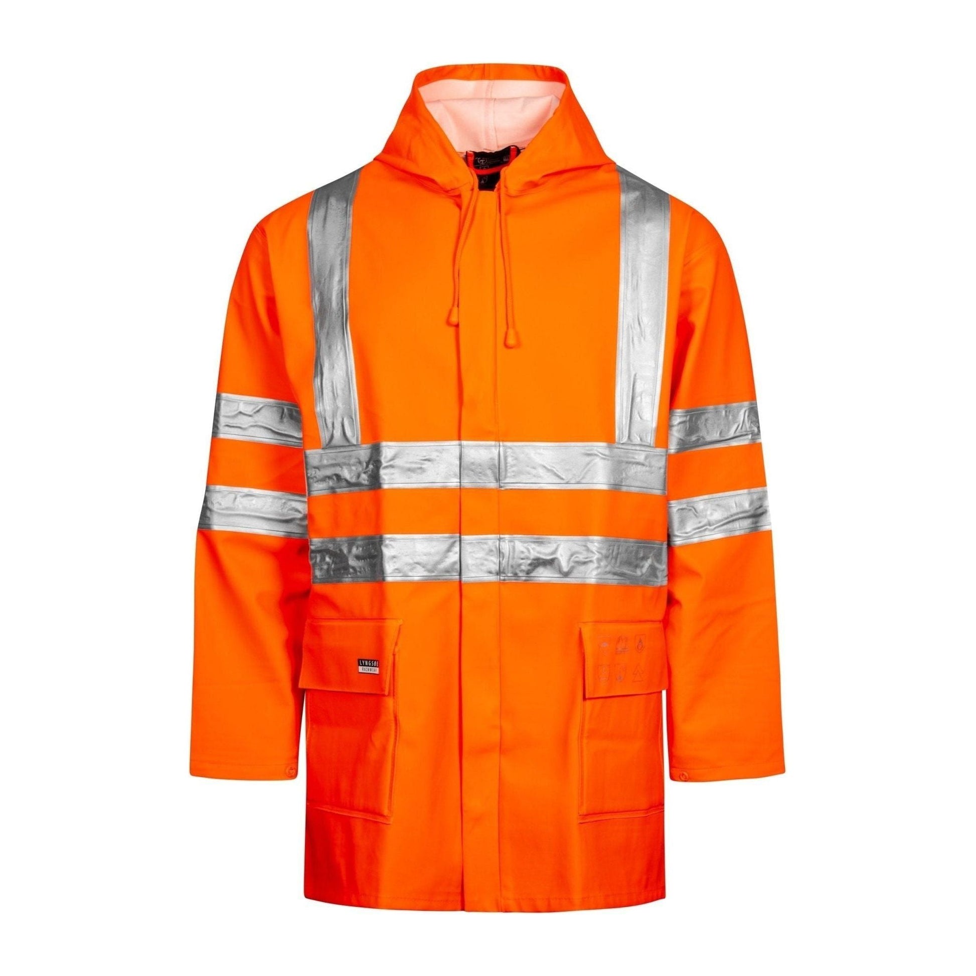 Lyngsøe Multinorm hi - vis jakke i ekstra kraftig PVC kvalitet ARC - LR4055 - Sikkerhedsgiganten