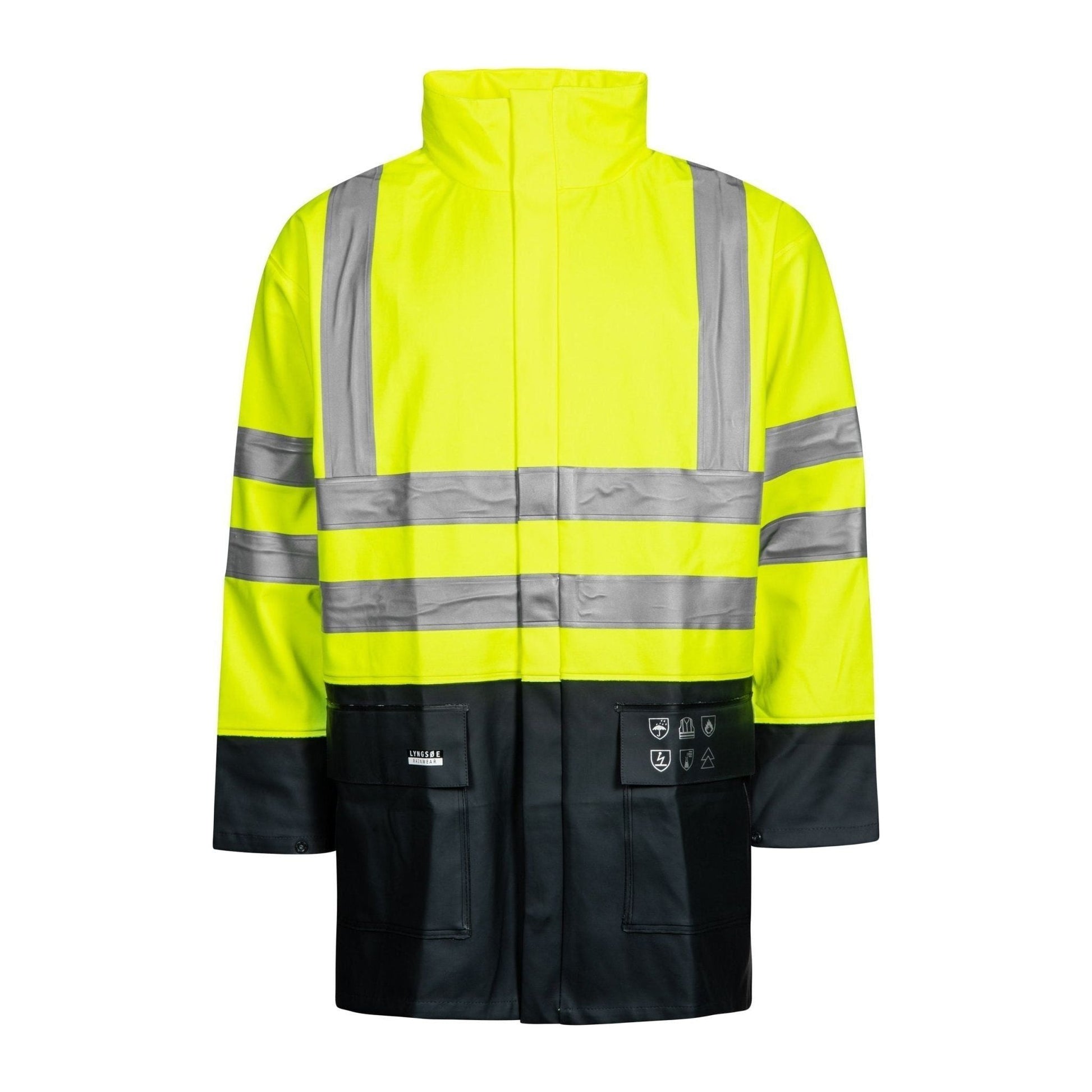 Lyngsøe Multinorm hi - vis jakke i ekstra kraftig PVC kvalitet ARC - LR4055 - Sikkerhedsgiganten