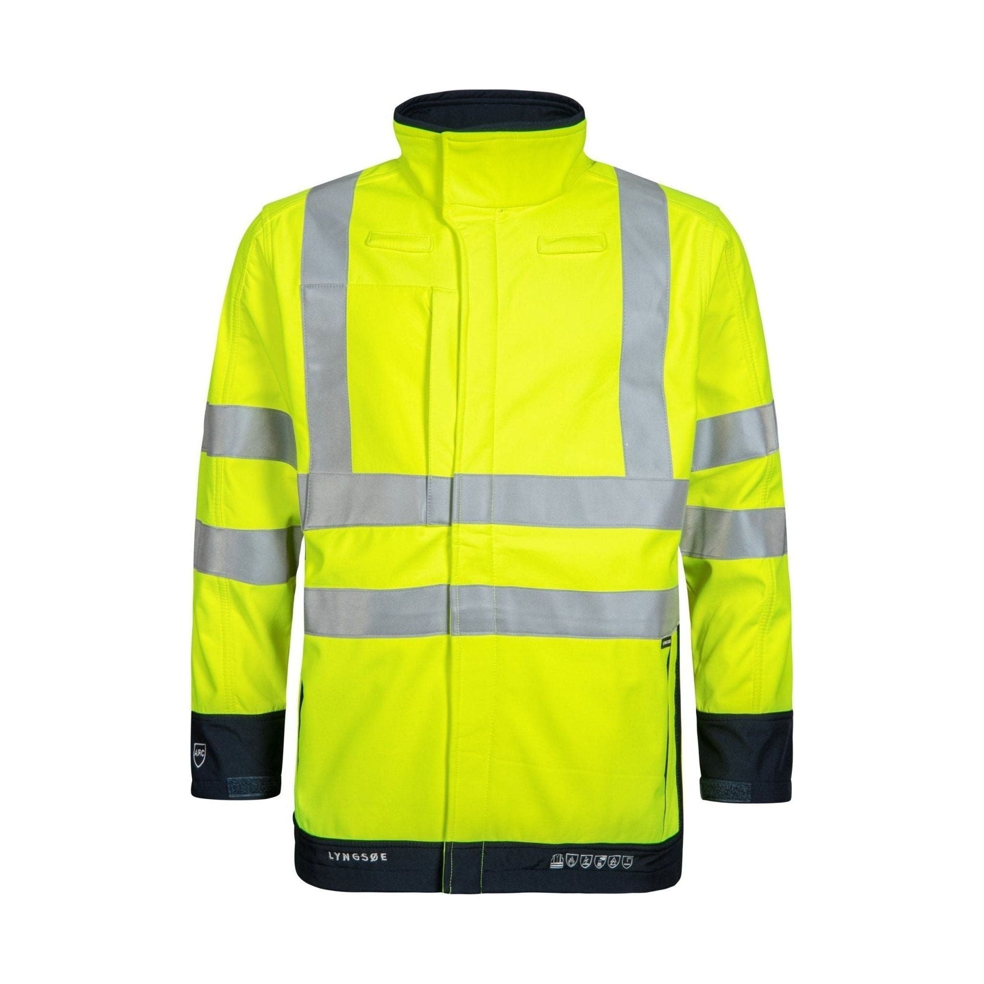 Lyngsøe multinorm Hi - vis softshell jakke 3 - lags ARC - LR20471 - Sikkerhedsgiganten