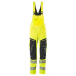 Mascot® Accel. Safe - Overall med Knælommer, stretch - zoner - 19569 - 236 - hi - vis gul/sort - Sikkerhedsgiganten