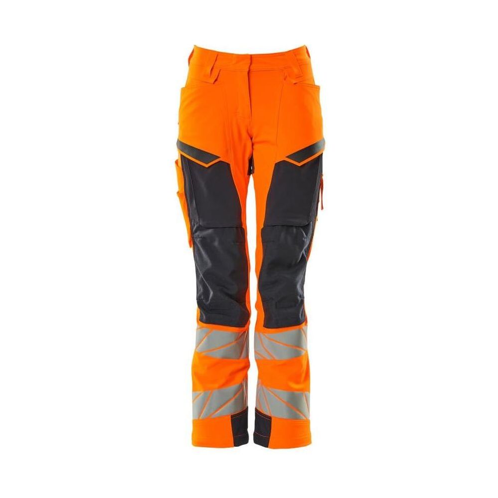 Mascot® Accelerate Safe arbejdsbukser dame pasform DIAMOND,stretch - 19078 - 511 - 14010 hi-vis orange/mørk marine