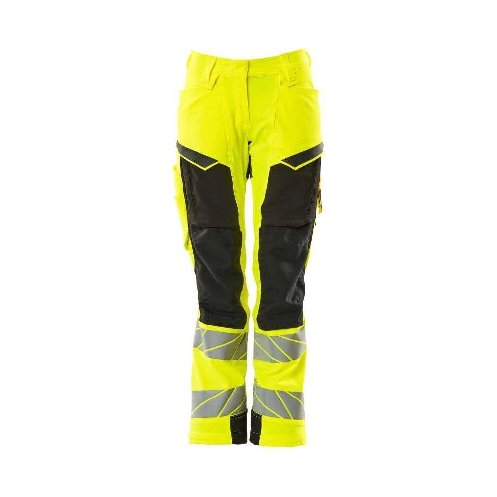 Mascot® Accelerate Safe arbejdsbukser dame pasform DIAMOND,stretch - 19078 - 511 - 1709 hi - vis gul/sort