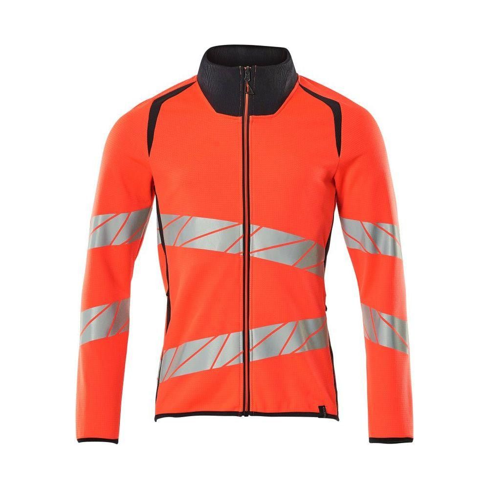 Mascot® Accelerate Safe - Sweatshirt med lynlås, moderne pasform - 19184 - 781 - hi - vis - Sikkerhedsgiganten