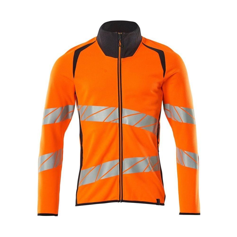 Mascot® Accelerate Safe - Sweatshirt med lynlås, moderne pasform - 19184 - 781 - hi - vis - Sikkerhedsgiganten