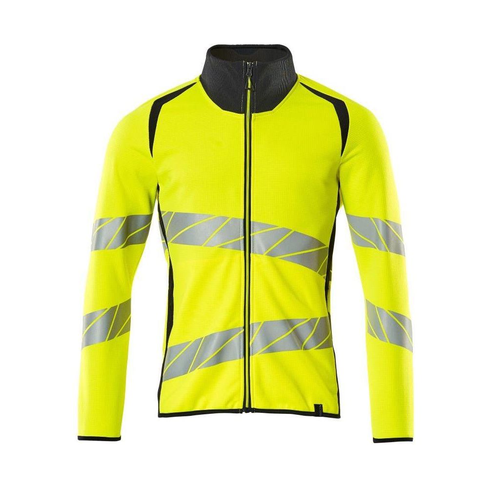 Mascot® Accelerate Safe - Sweatshirt med lynlås, moderne pasform - 19184 - 781 - hi - vis - Sikkerhedsgiganten