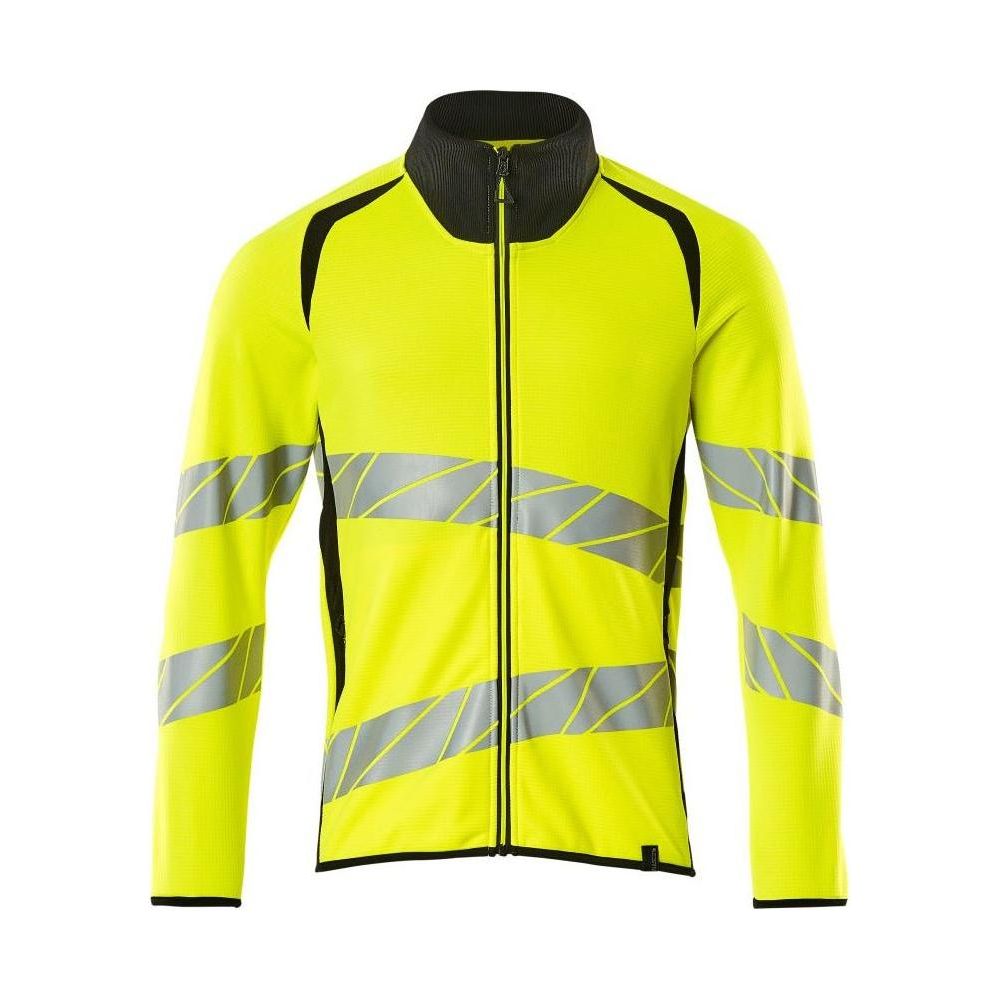 Mascot® Accelerate Safe - Sweatshirt med lynlås, moderne pasform - 19184 - 781 - hi - vis - Sikkerhedsgiganten