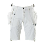Mascot® Advanced Shorts, aftagelige hængelommer, Stretch, hvid 17149 - 311 - Sikkerhedsgiganten