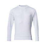Mascot® Crossover Carvin Sweatshirt 51580 - 966 hvid - Sikkerhedsgiganten