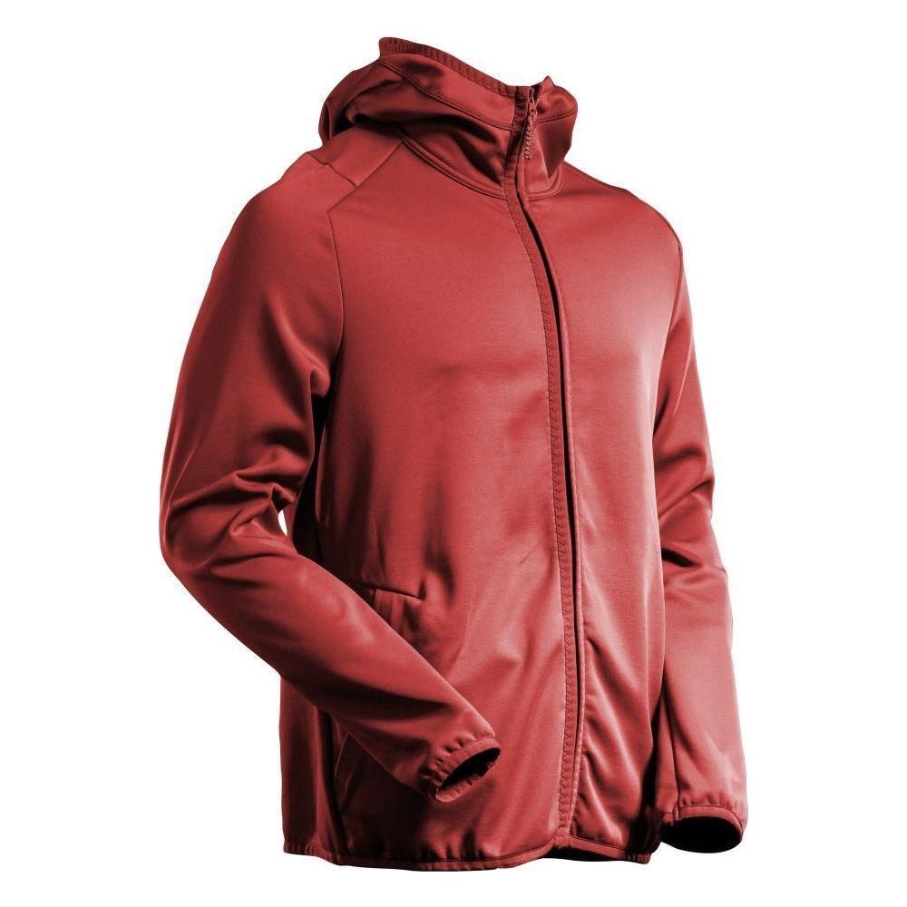 Mascot® Customized Fleecetrøje med hætte og lynlås 22585 - 608 - Sikkerhedsgiganten