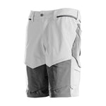 Mascot® Customized Shorts, Stretch, lav vægt 22149 - 605 - Hvid/Stengrå - Sikkerhedsgiganten