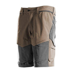 Mascot® Customized Shorts, Stretch, lav vægt 22149 - 605 - mørk sand/stengrå - Sikkerhedsgiganten