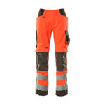 Mascot® Safe Supreme Kendal Arbejdsbukser 15579 - 860 - 22218 hi - vis rød/mørk antracit - Sikkerhedsgiganten