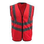 Mascot® Safe Supreme Wingate Trafikvest 50145 - 982 - 222 hi - vis rød - Sikkerhedsgiganten