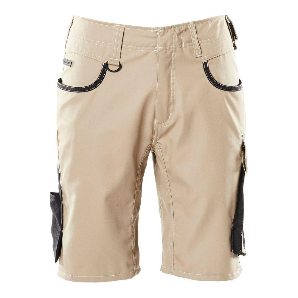 Mascot® Unique Shorts, lav vægt 18349 - 230 lys kaki/sort - Sikkerhedsgiganten
